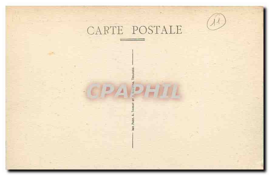 CPA Cite de Carcassonne Basilique St Nazaire Partie Gothique  — Verso