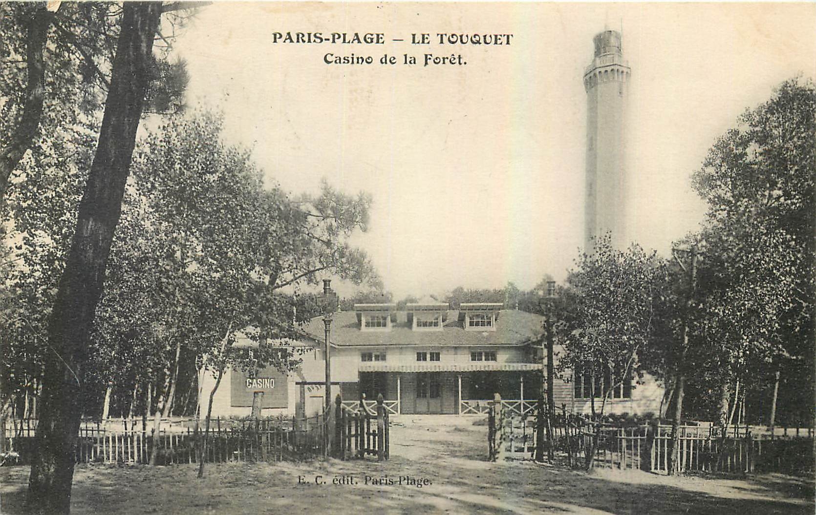CPA Paris Plage Le Touquet Casino de la Foret Phare