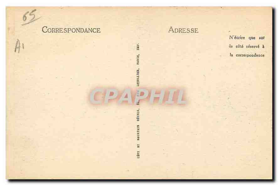 CPA Route de Lux a Gavarnie Porte d'Espagne et Pont Napoleon  — Verso