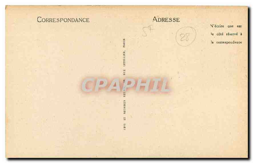 CPA Chartres La Cathedrale Portail Meridional  — Verso