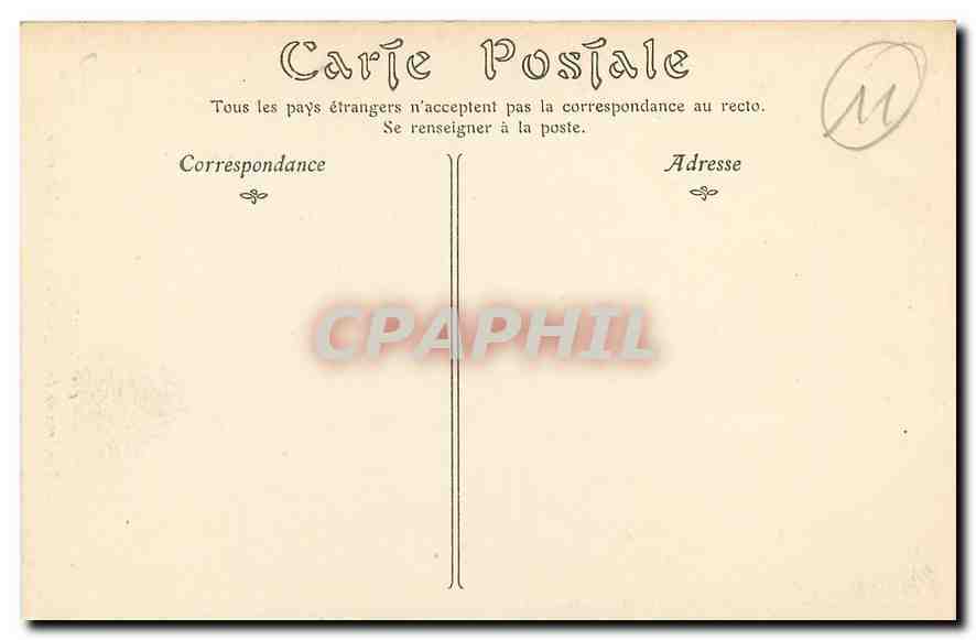 CPA Cite de Carcassonne Tombeau de Monseigneur Radulpbe  — Rückseite