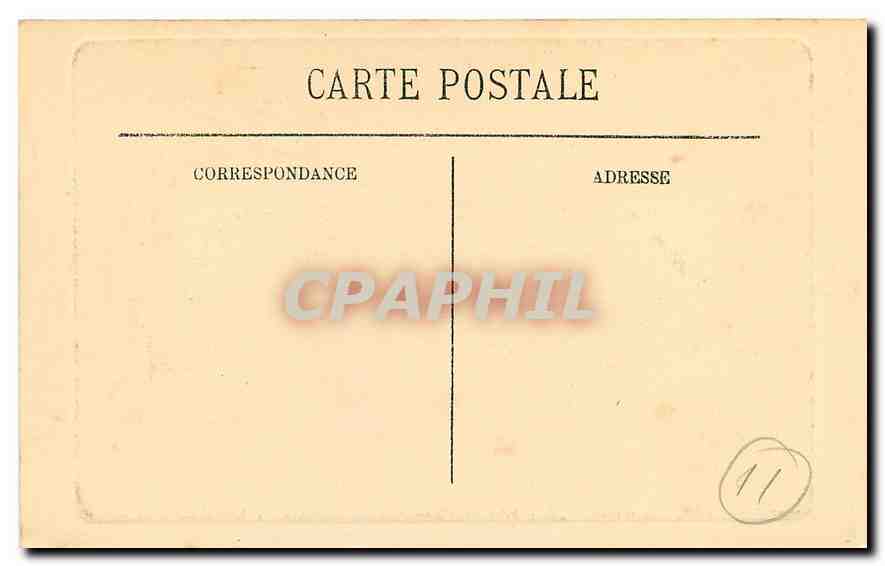 CPA Cite de Carcassonne l'Aude et la Cite  — Rückseite