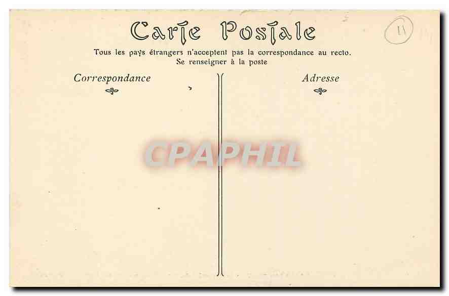CPA Cite de Carcassonne Eglise Saint Nazaire  — Rückseite