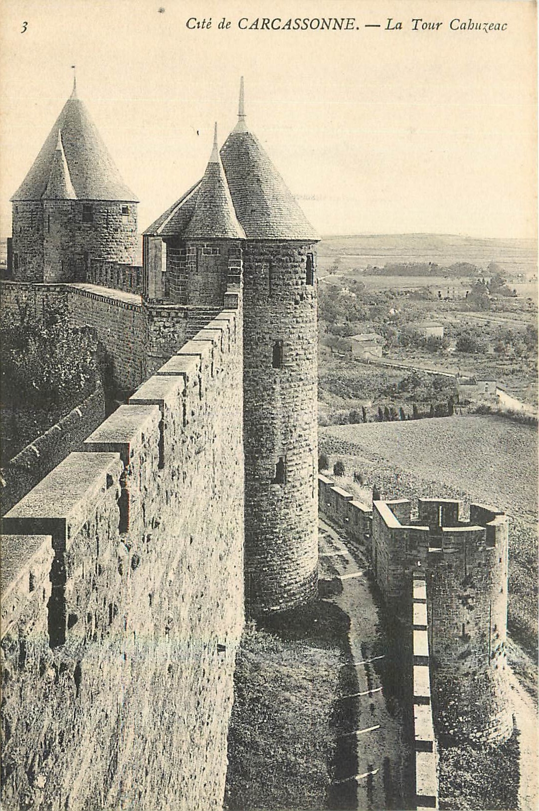 CPA Cite de Carcassonne La Tour Cabuzeac 
