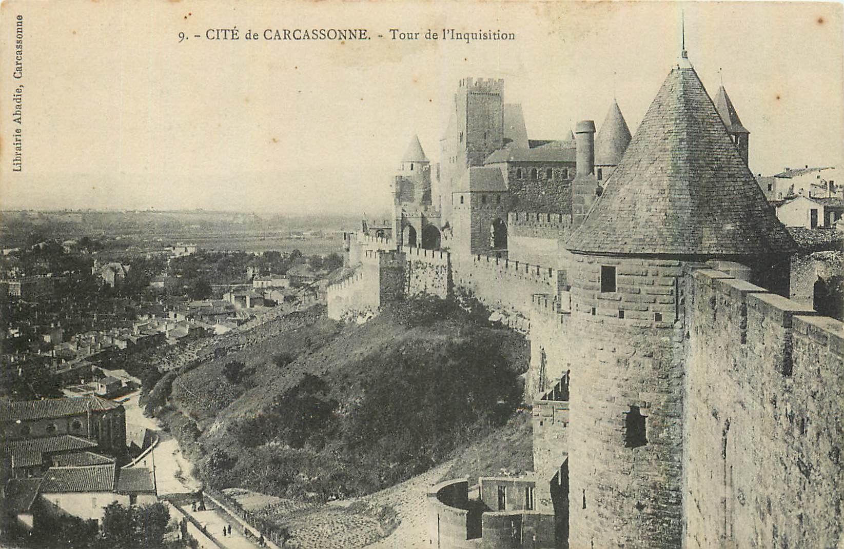 CPA Cite de Carcassonne Tour de l'Inquisition 