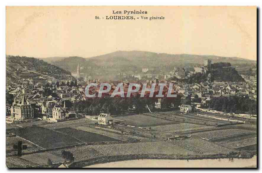 CPA Lourdes Vue generale 
