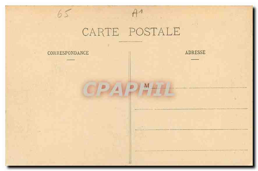 CPA Lourdes Vue generale  — Verso