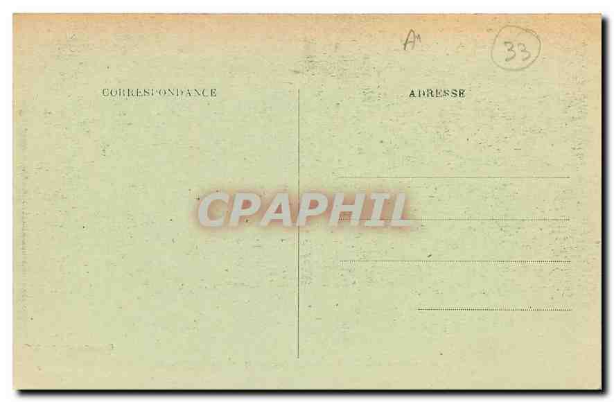 CPA Caveau de St Michel Bordeaux La Negresse  — Verso