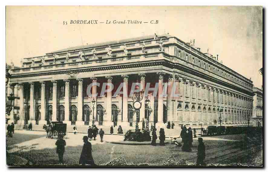 CPA Bordeaux Le Grand Theatre 