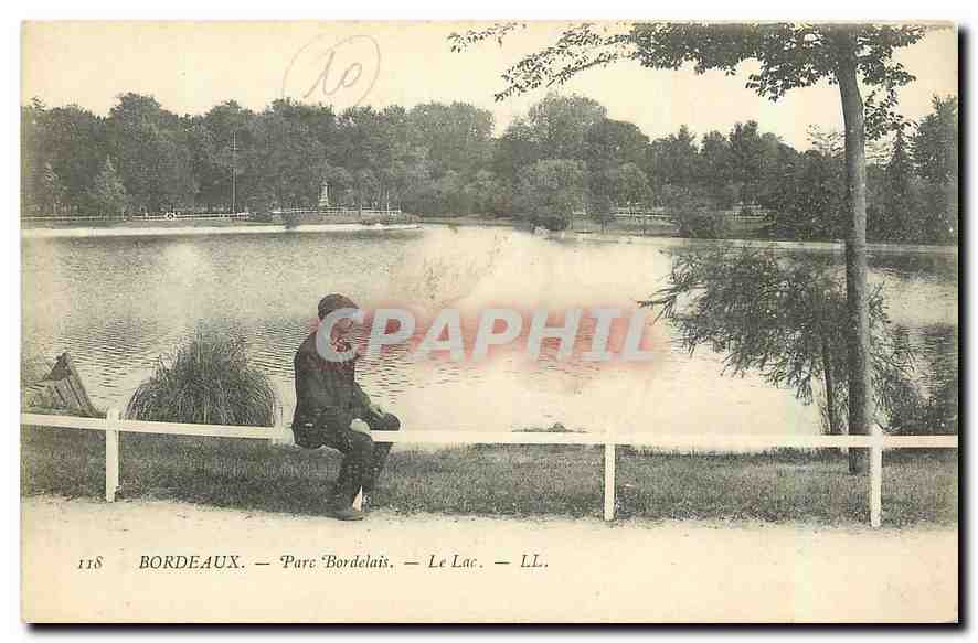 CPA Bordeaux Parc Bordelais Le Lac 