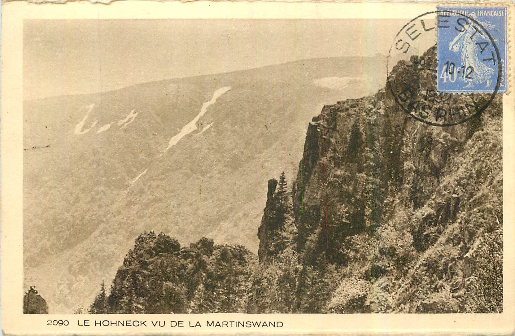 CPA Le Hohneck vu de la Martinswand 