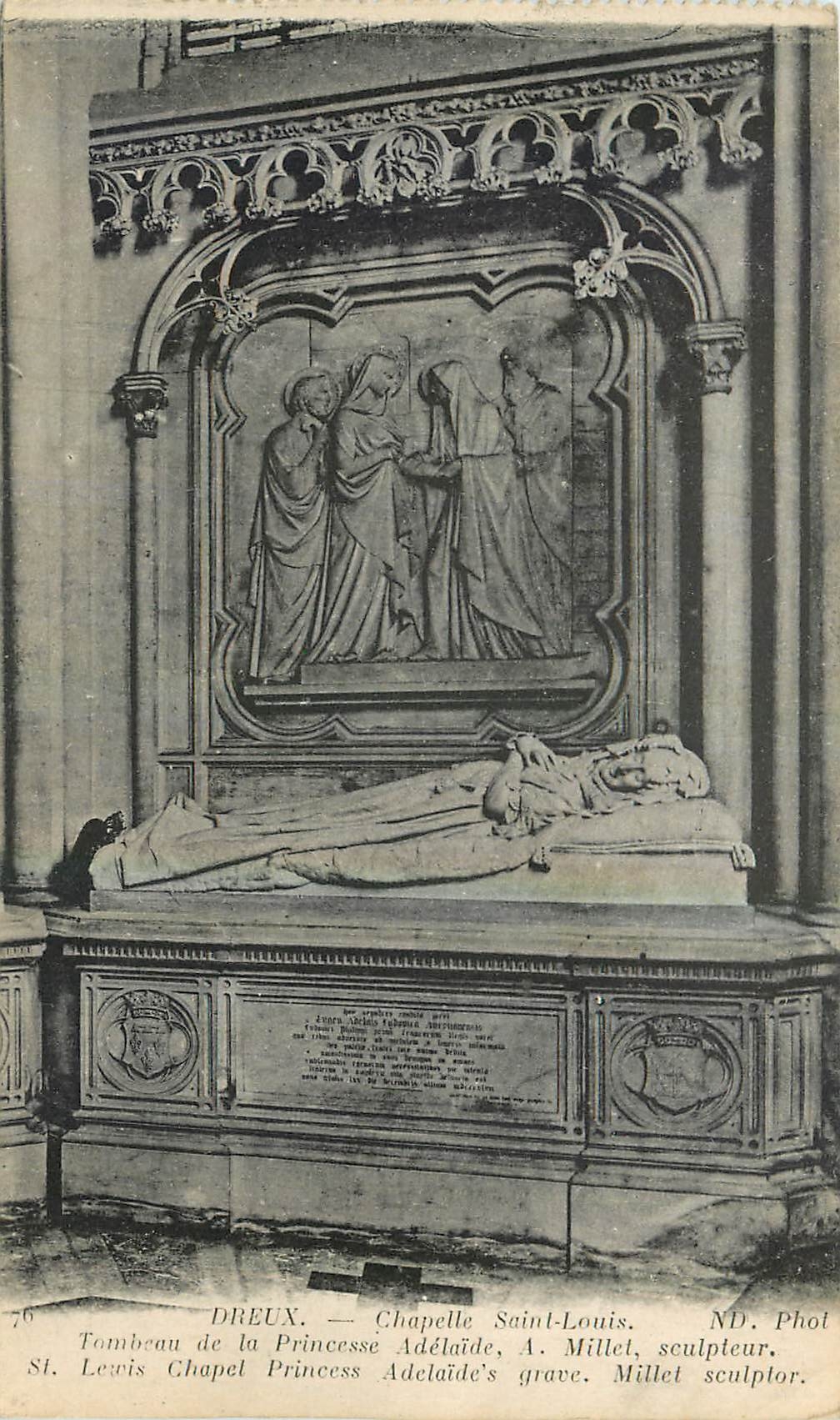 CPA Dreux Chapelle Saint Louis 