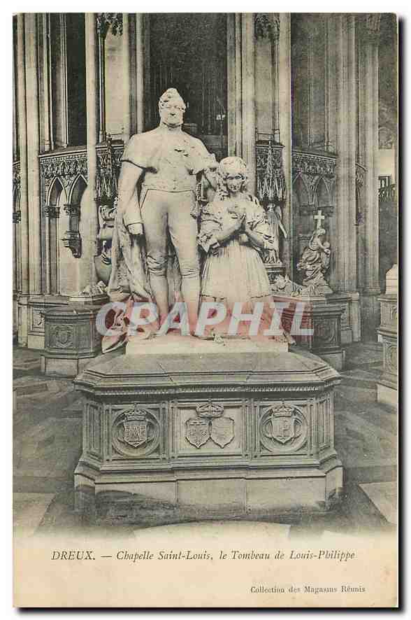 Dreux — Chapelle Saint-Louis, le Tombeau de Louis-Philippe — Collection des Magasins Réunis