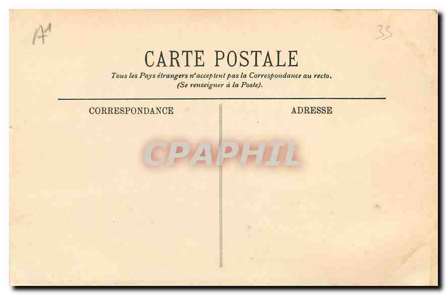 CPA Arcachon Le Casino Deganne  — Back
