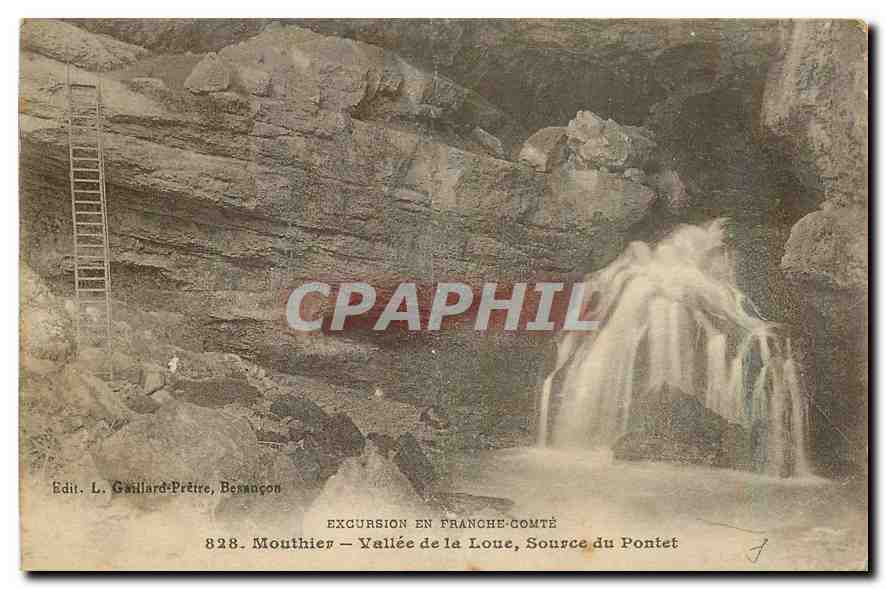 CPA Mouthier Vallee de la Loue Source du Pontet 