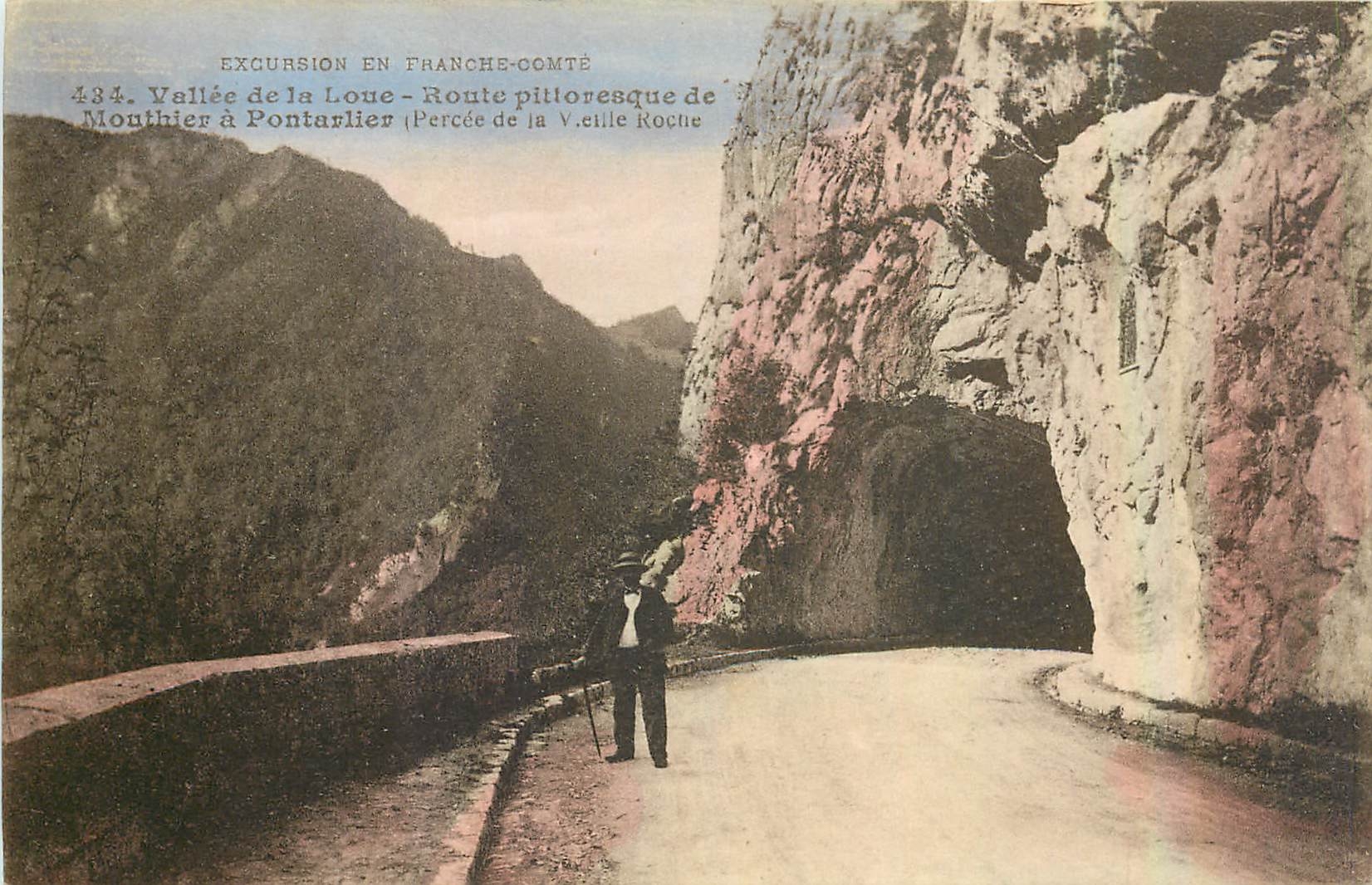 CPA Vallee de la Loue Route pittoresque de Mouthier a Pontarlier 