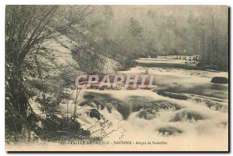 CPA Vallee de la Loue Gorges de la Nouailles 