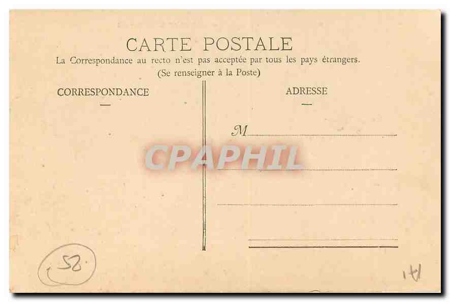 CPA Vallee de la Loue Gorges de la Nouailles  — Rückseite
