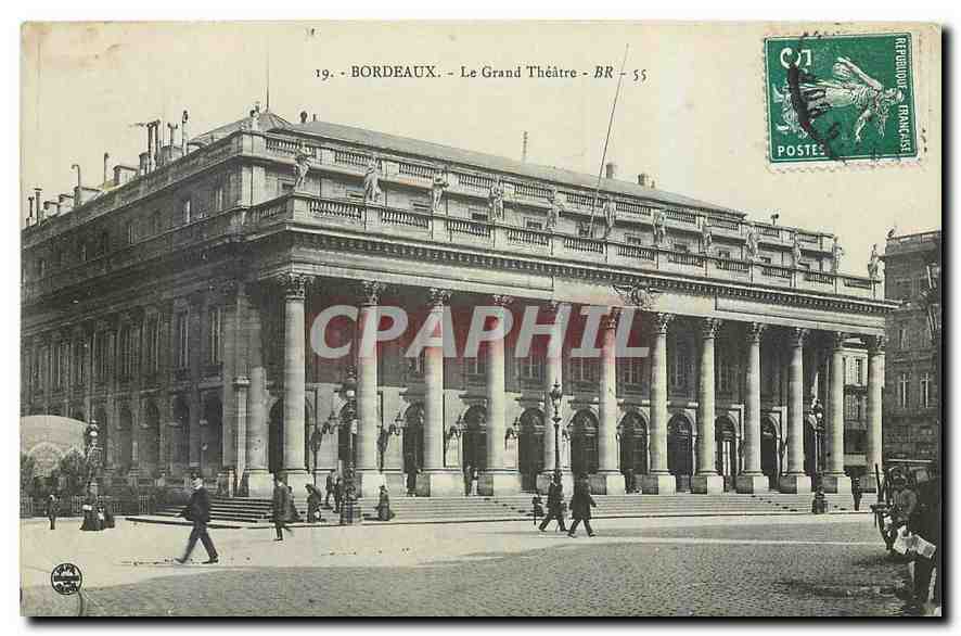 CPA Bordeaux Le Grand Theatre 