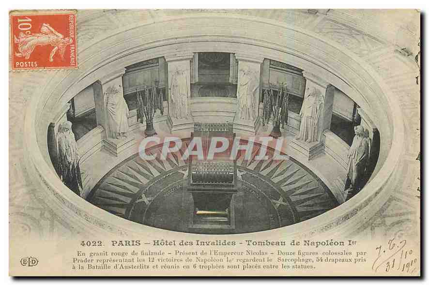 CPA Paris Hotel des Invalides Tombeau de Napoleon I 