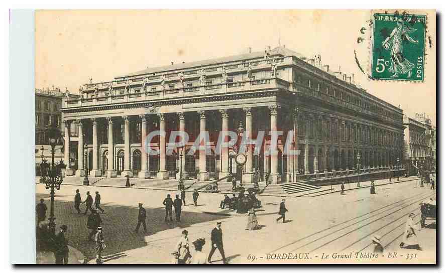 CPA Bordeaux Le Grand Theatre 