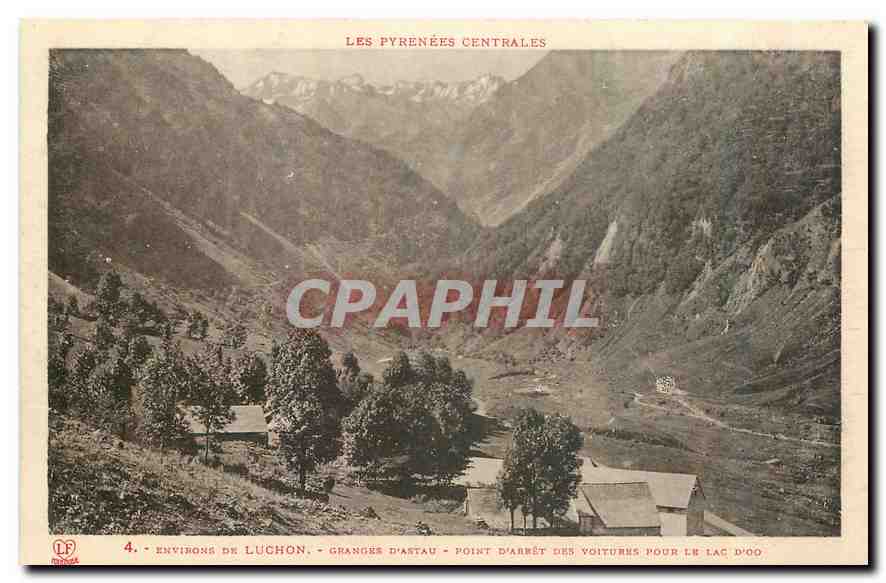 Umgebung von Luchon - Granges d'Astau - Haltestelle für den See d'Oò