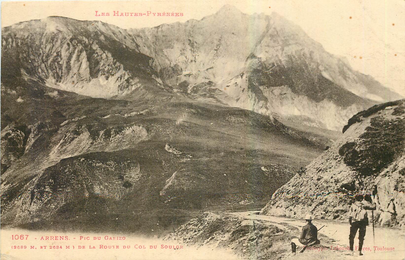 CPA Les Hautes Pyrenees Arrens Pic du Gavizo 