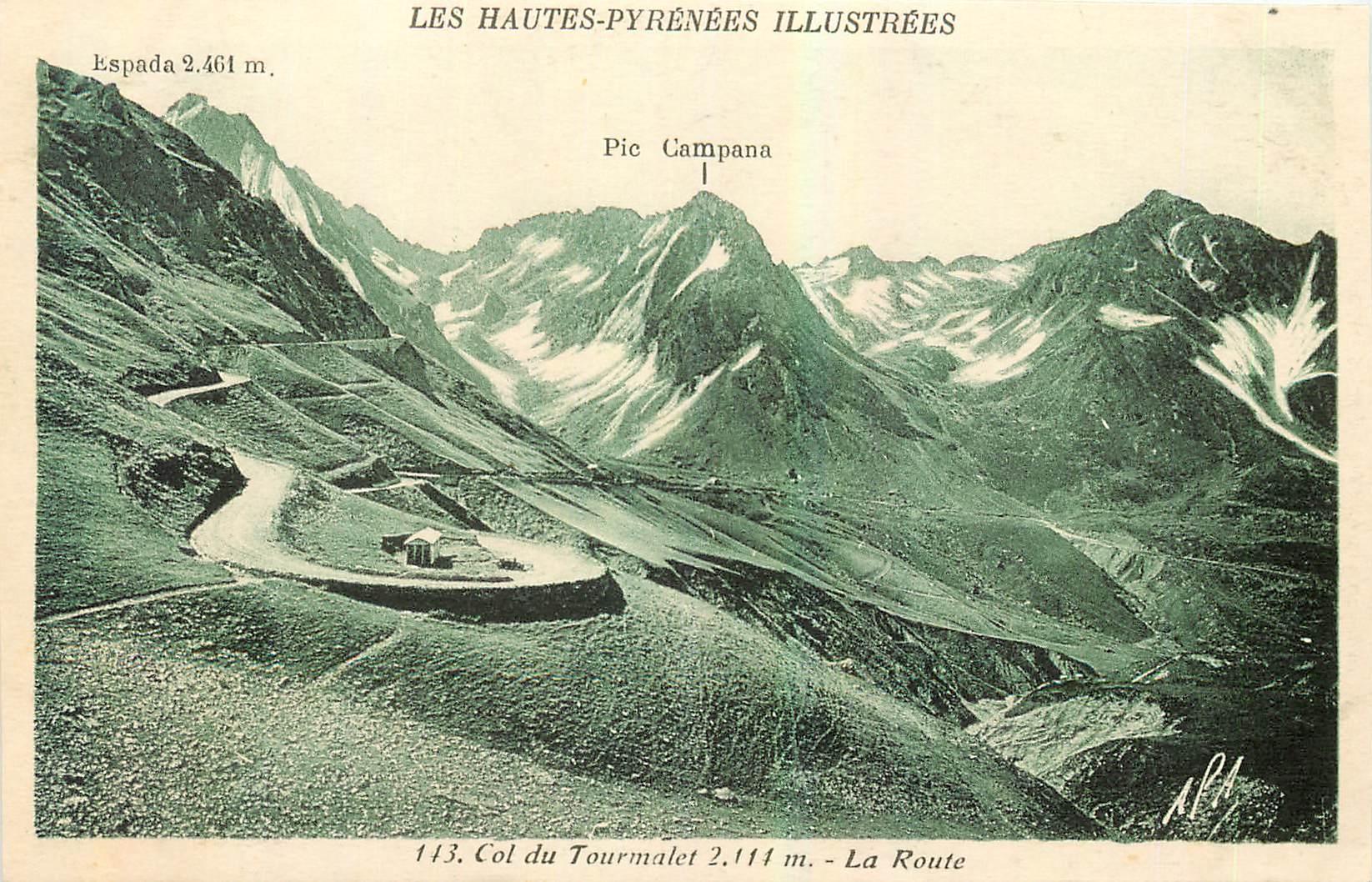 CPA Col du Tourmalet La Route 