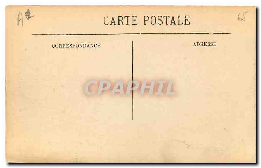CPA Lourdes Le Funiculaire du Pic du Jer Le Grand Viaduc  — Verso