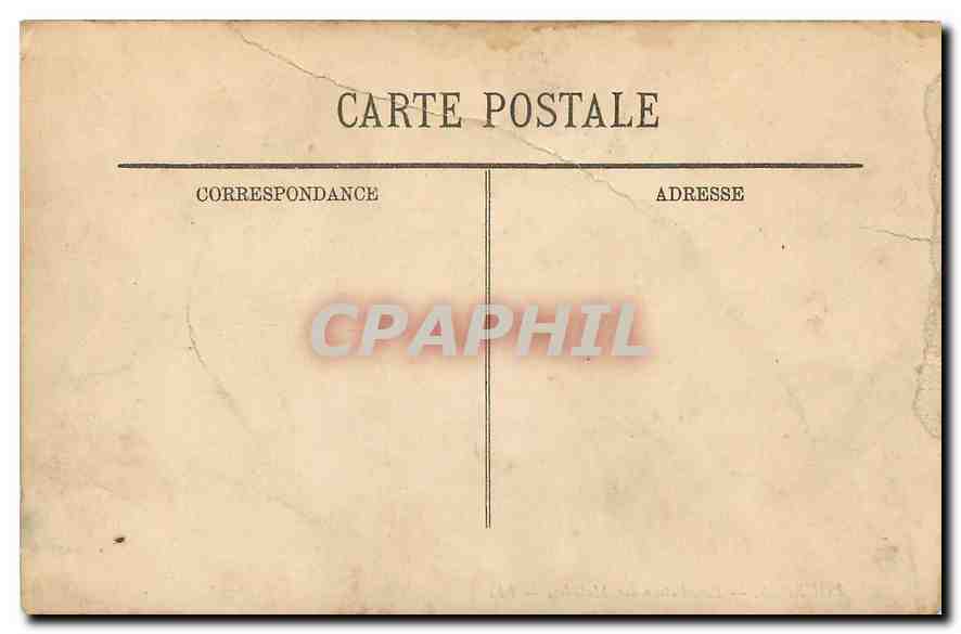 CPA Lourdes Benediction des Malades  — Verso