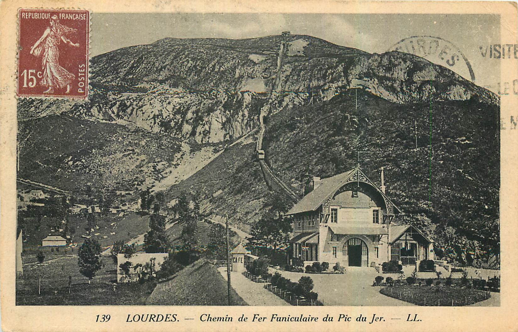 CPA Lourdes Chemin de Fer Funiculaire du Pic du Jer 