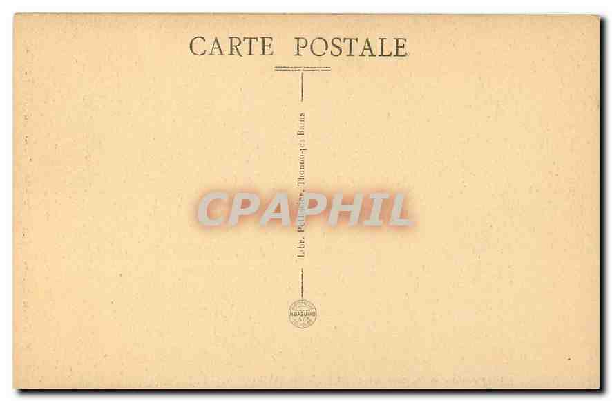 CPA Thonon les Bains Cloitre de l'Hotel Dieu  — Verso