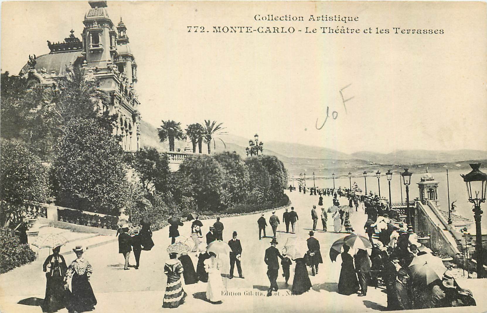 CPA Monte Carlo Le Theatre et les Terrasses 