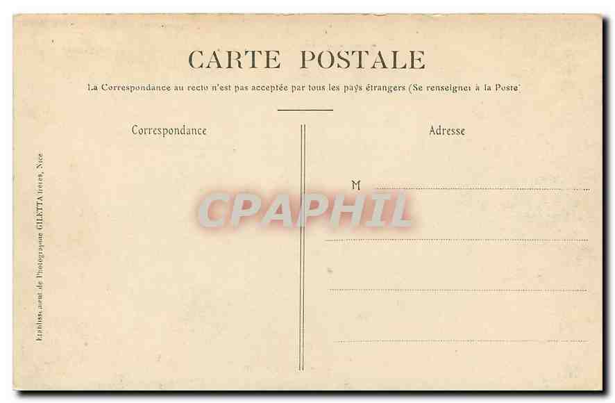 CPA Monte Carlo Le Theatre et les Terrasses  — Rückseite