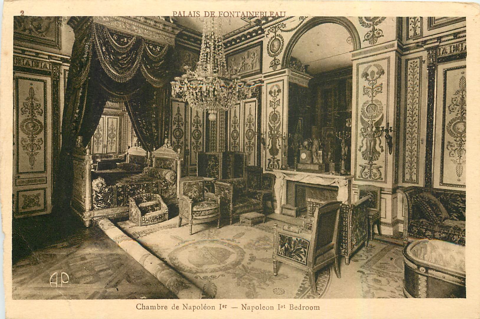 CPA Chambre de Napoleon I Château de Fontainebleau