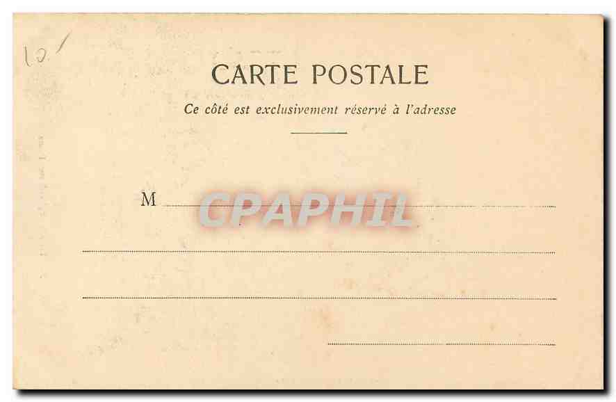 CPA Pontoise Eglise Notre Dame  — Back
