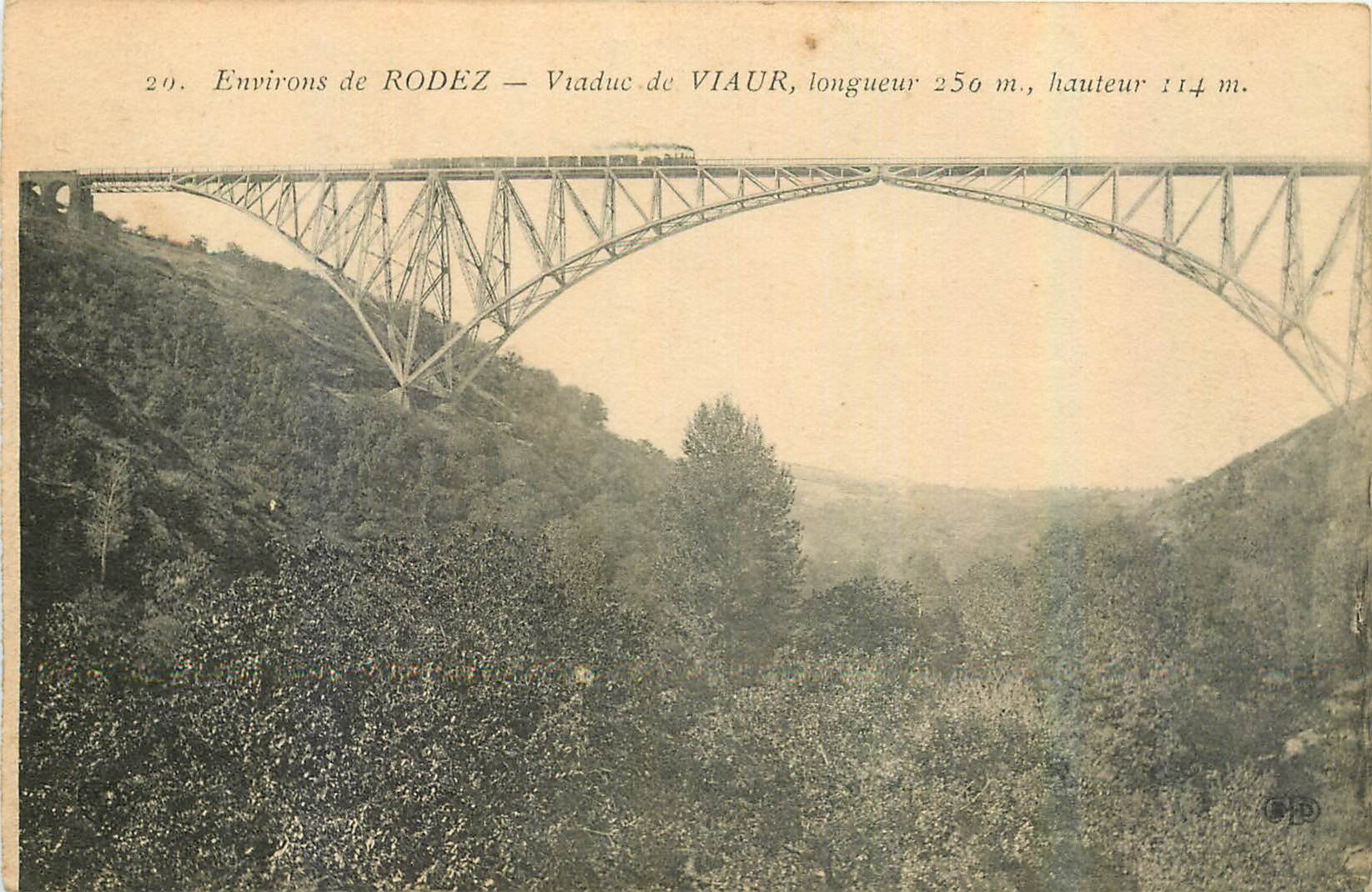 CPA Environs de Rodez Viaduc de Viaur 