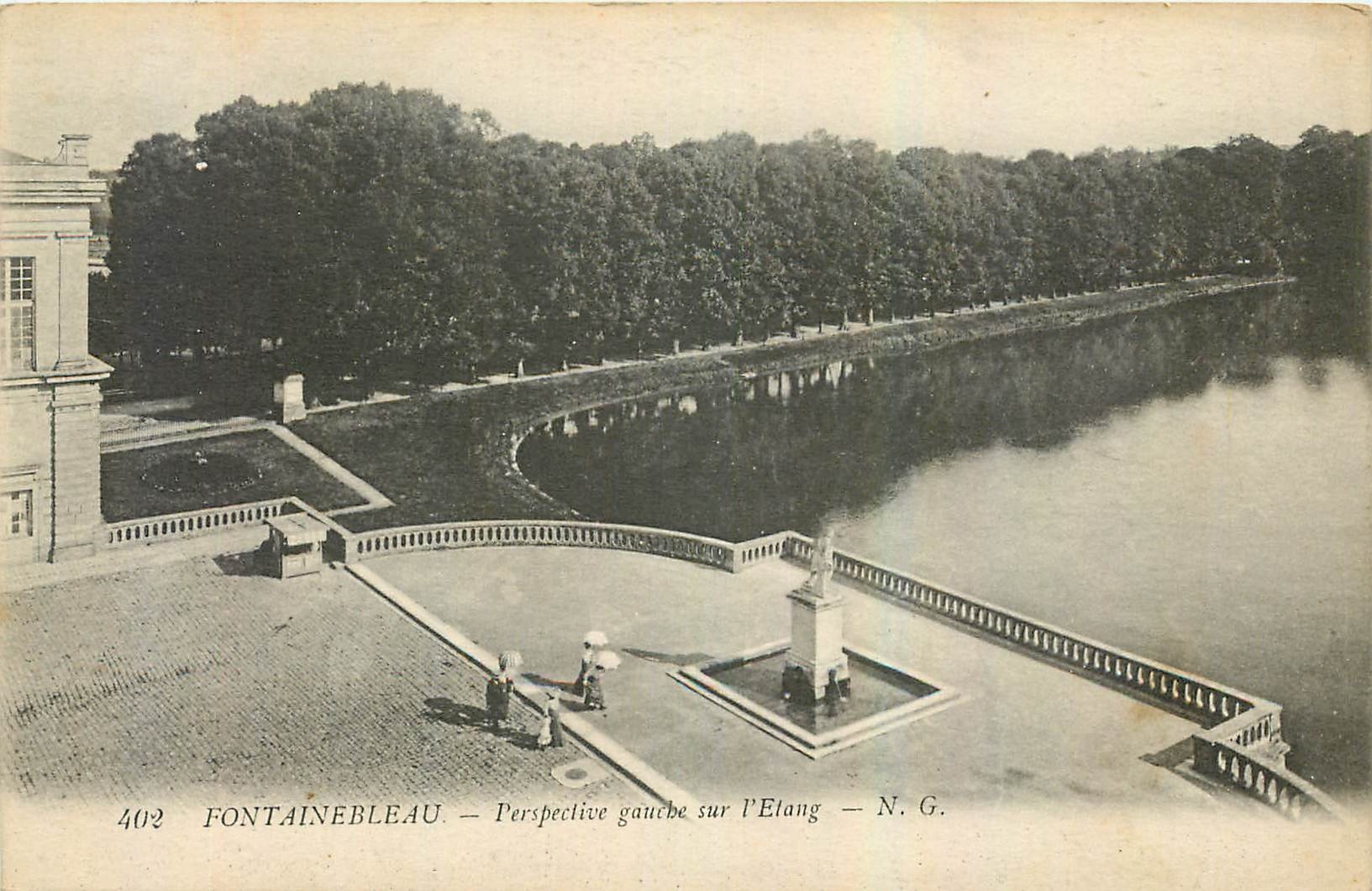 Fontainebleau — Left Perspective of the Élan — N. G. — N° 402