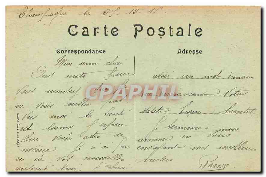 Fontainebleau — Left Perspective of the Élan — N. G. — N° 402 — Back