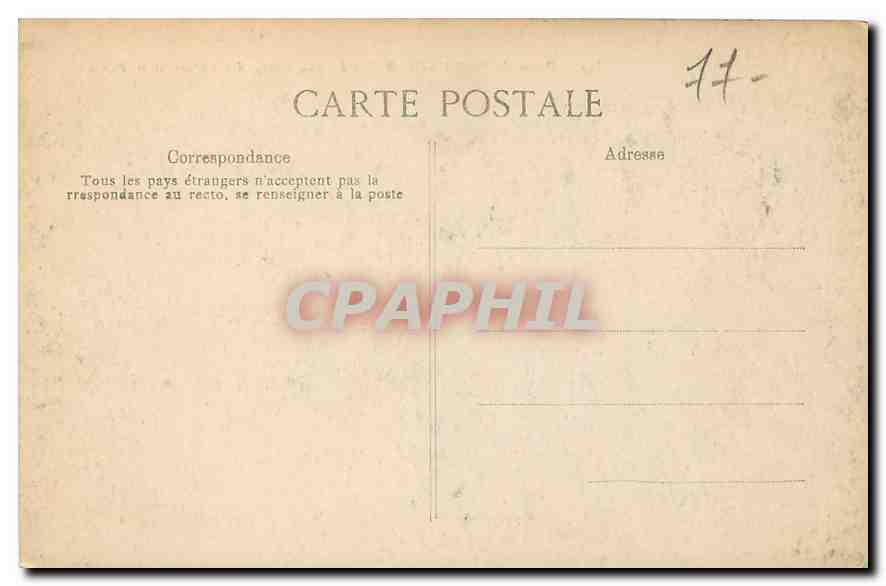 Palais de FONTAINEBLEAU — L'Etang des Carpes et le Palais — Verso