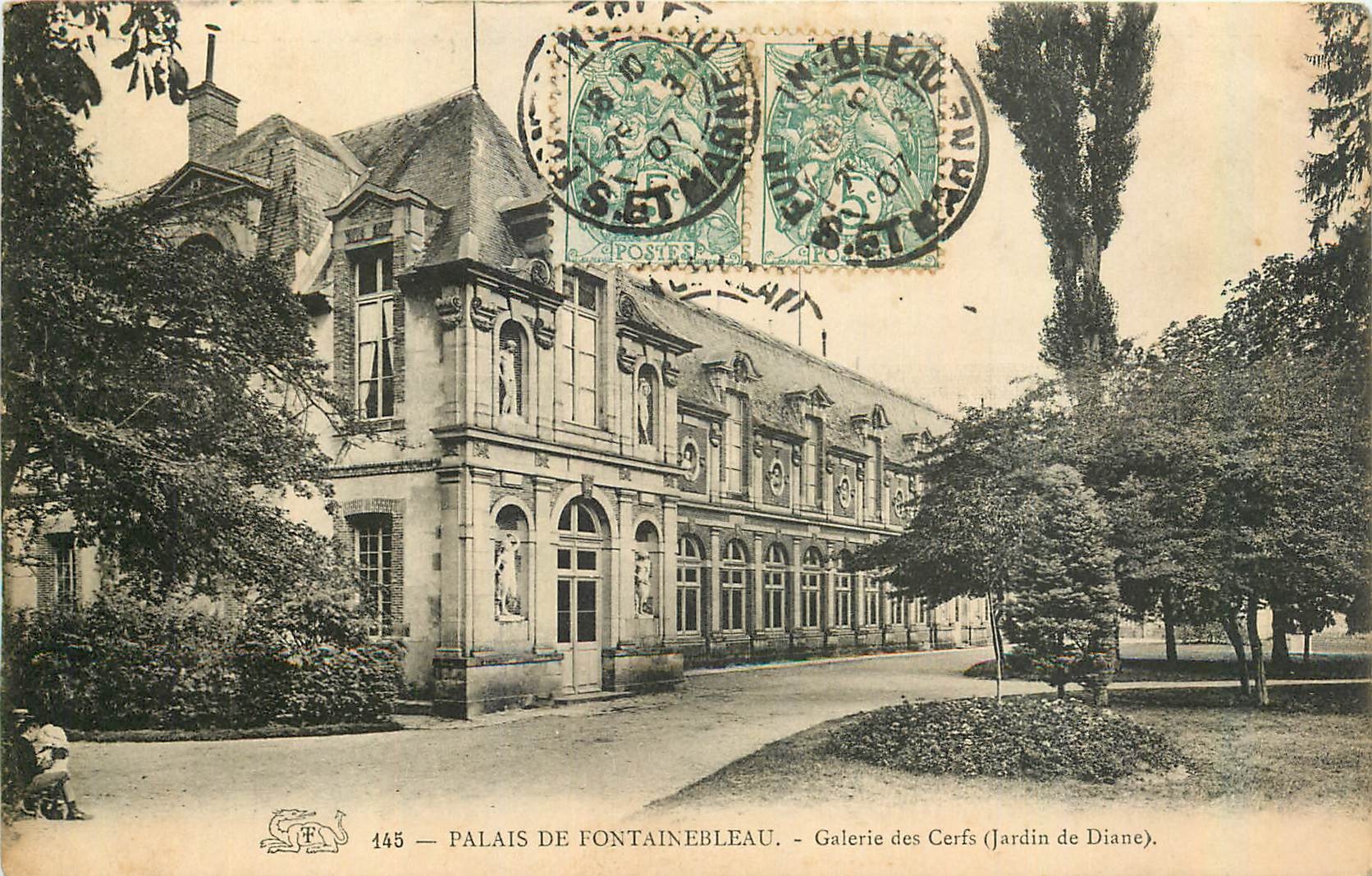 Schloss Fontainebleau — Galerie der Hirsche (Garten von Diane) — n° 445