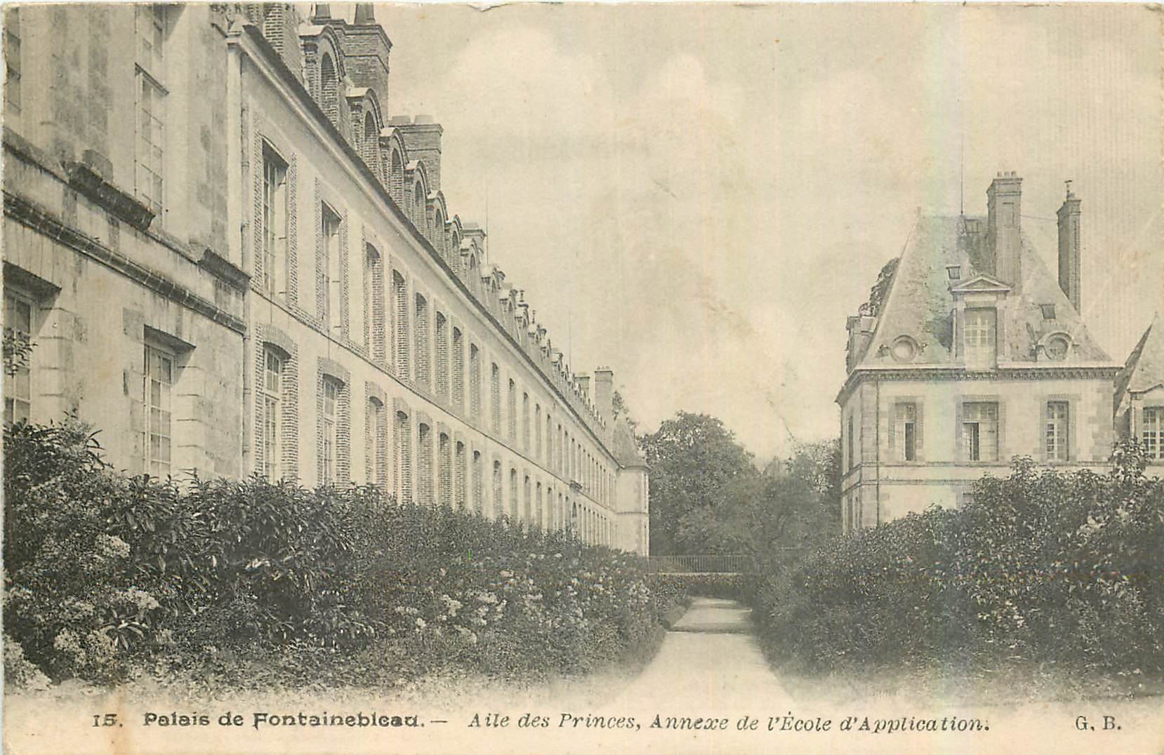 Palais van Fontainebleau — Prinsenvleugel, Aanhangsel van de École d'Application — G. B.