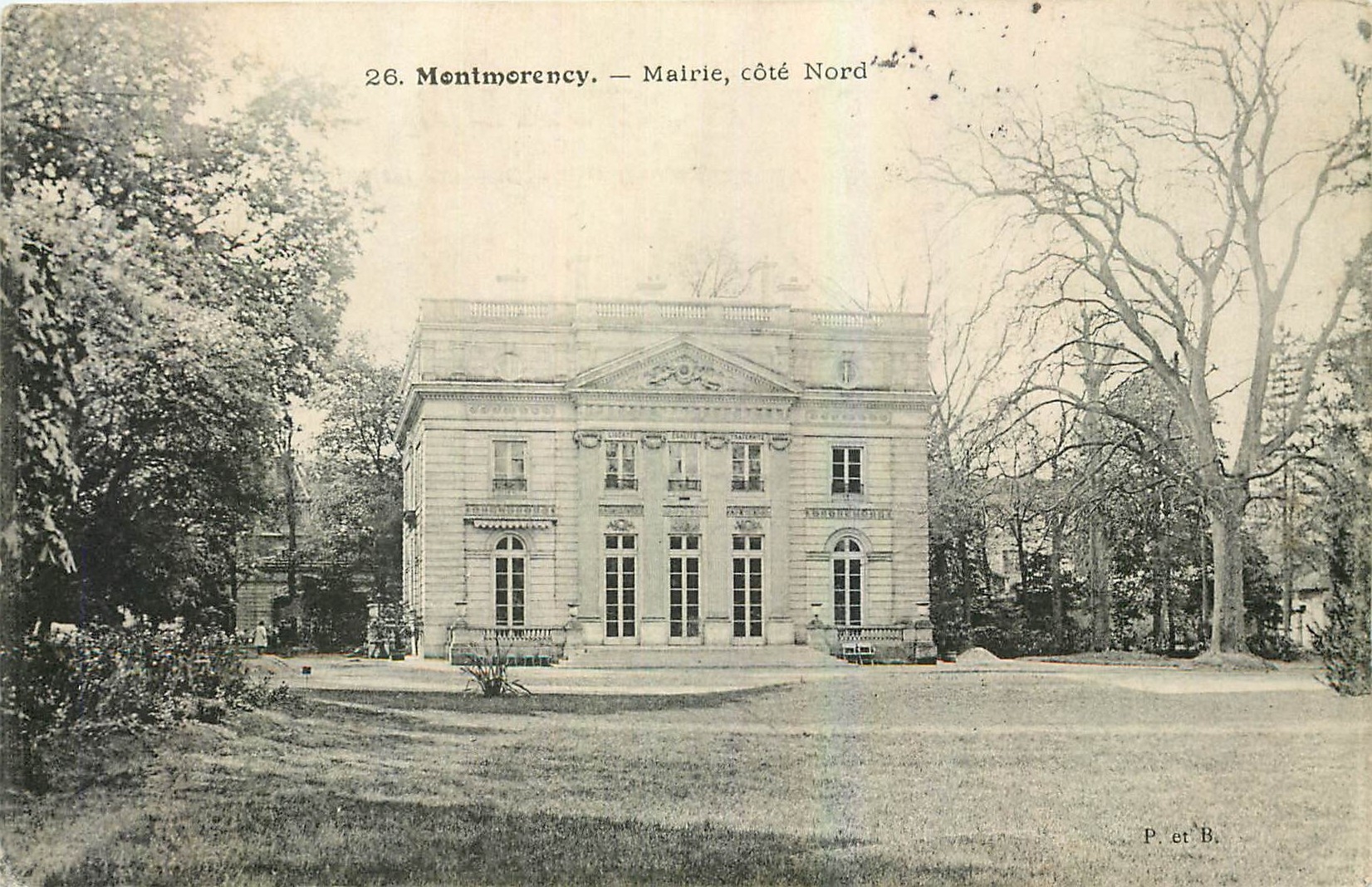 CPA Montmorency Mairie cote Nord 