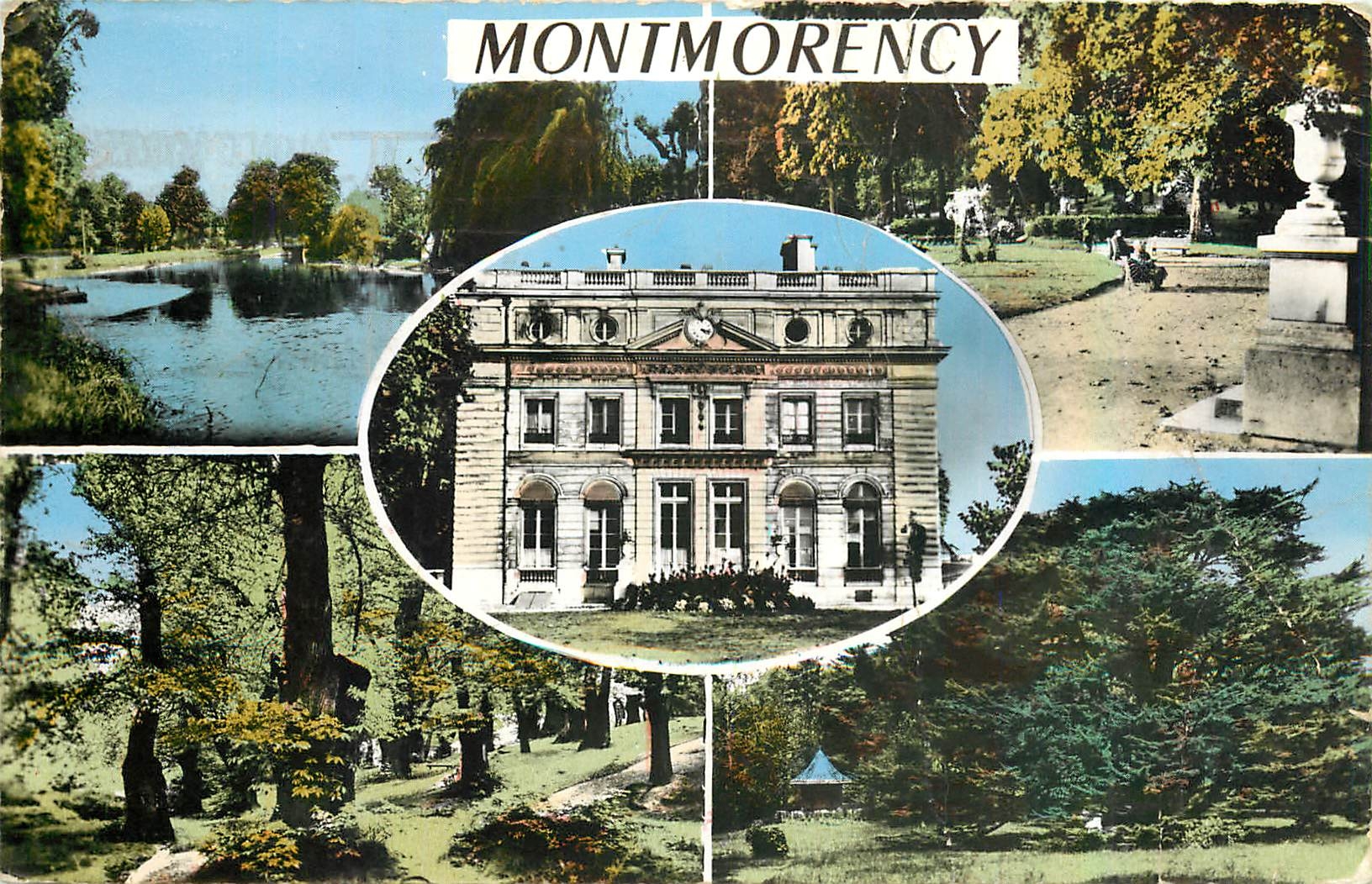CPA Montmorency S et O Le Parc et la Foret 
