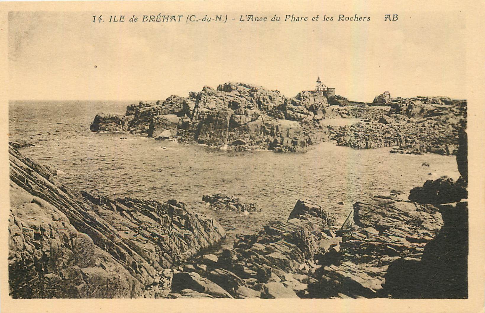 Ile de Bréhat (C.-du-N.) — L'Anse du Phare et les Rochers — AB