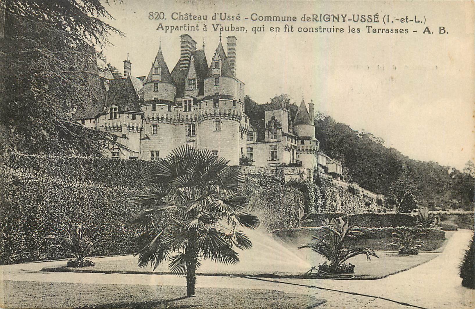 CPA Chateau d'Usse Commune de Rigny Usse I et L 