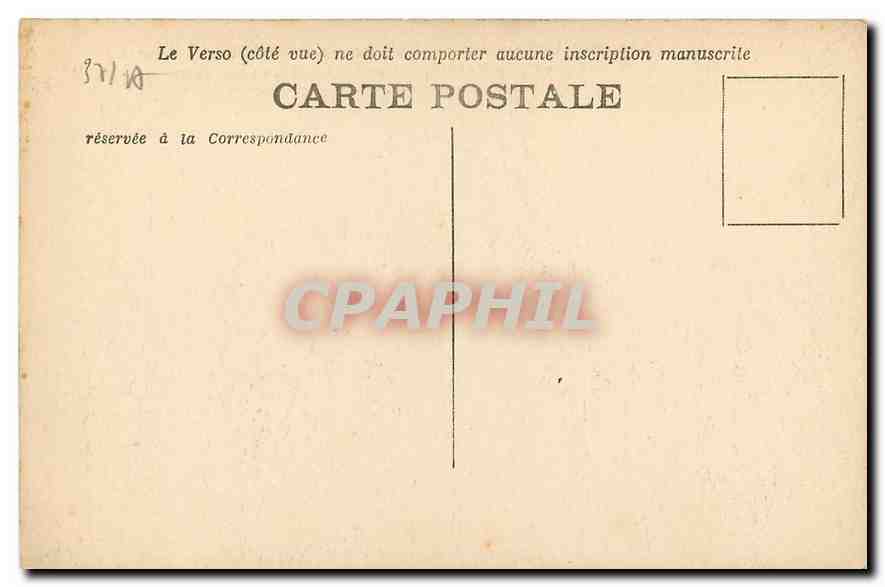 CPA Chateau d'Usse Commune de Rigny Usse I et L  — Rückseite