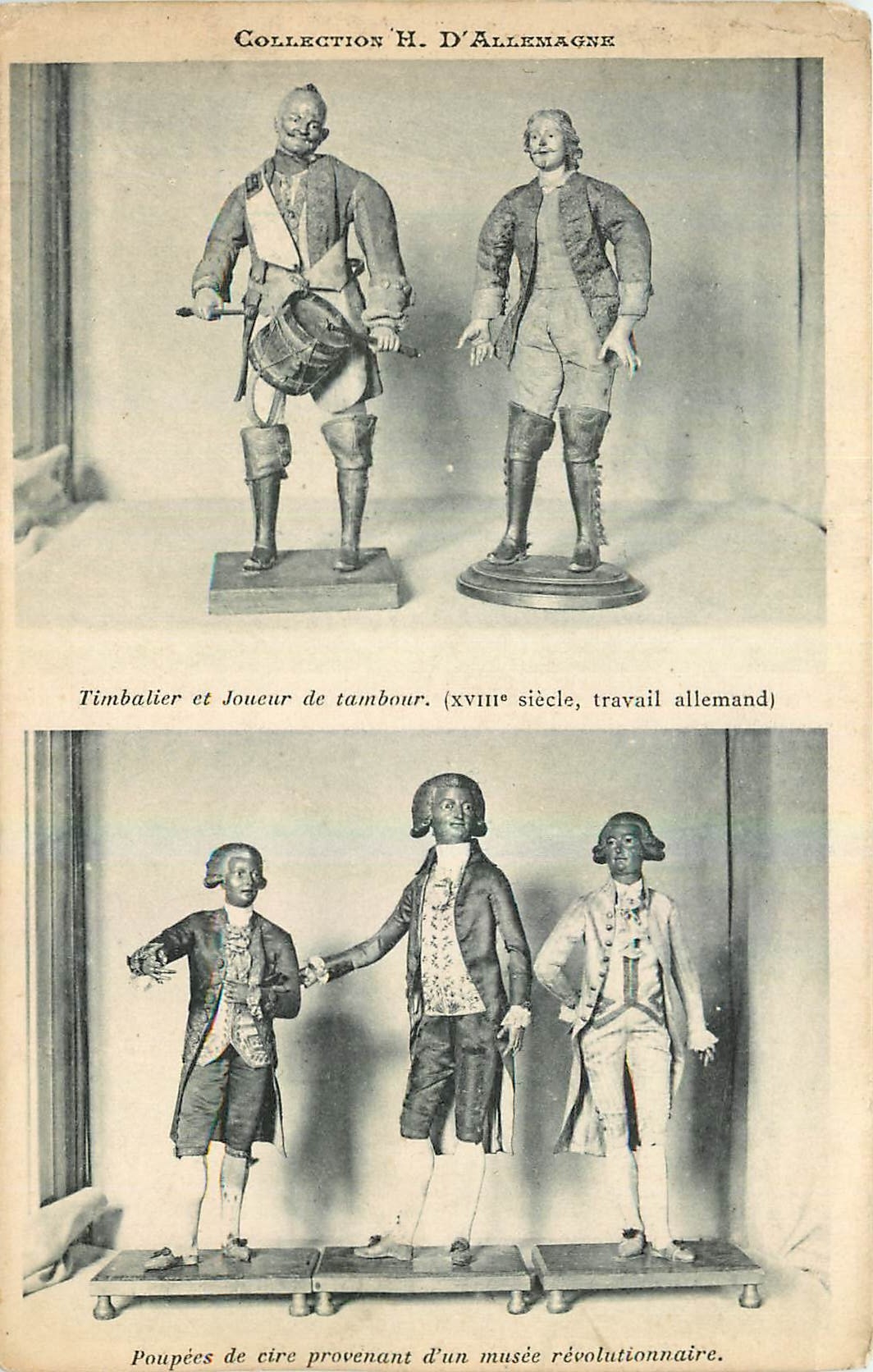 CPA Poupees de cire provenant d'un musee revolutionnaire 
