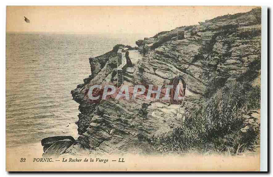 CPA Pornic Le Rocher de la Vierge 