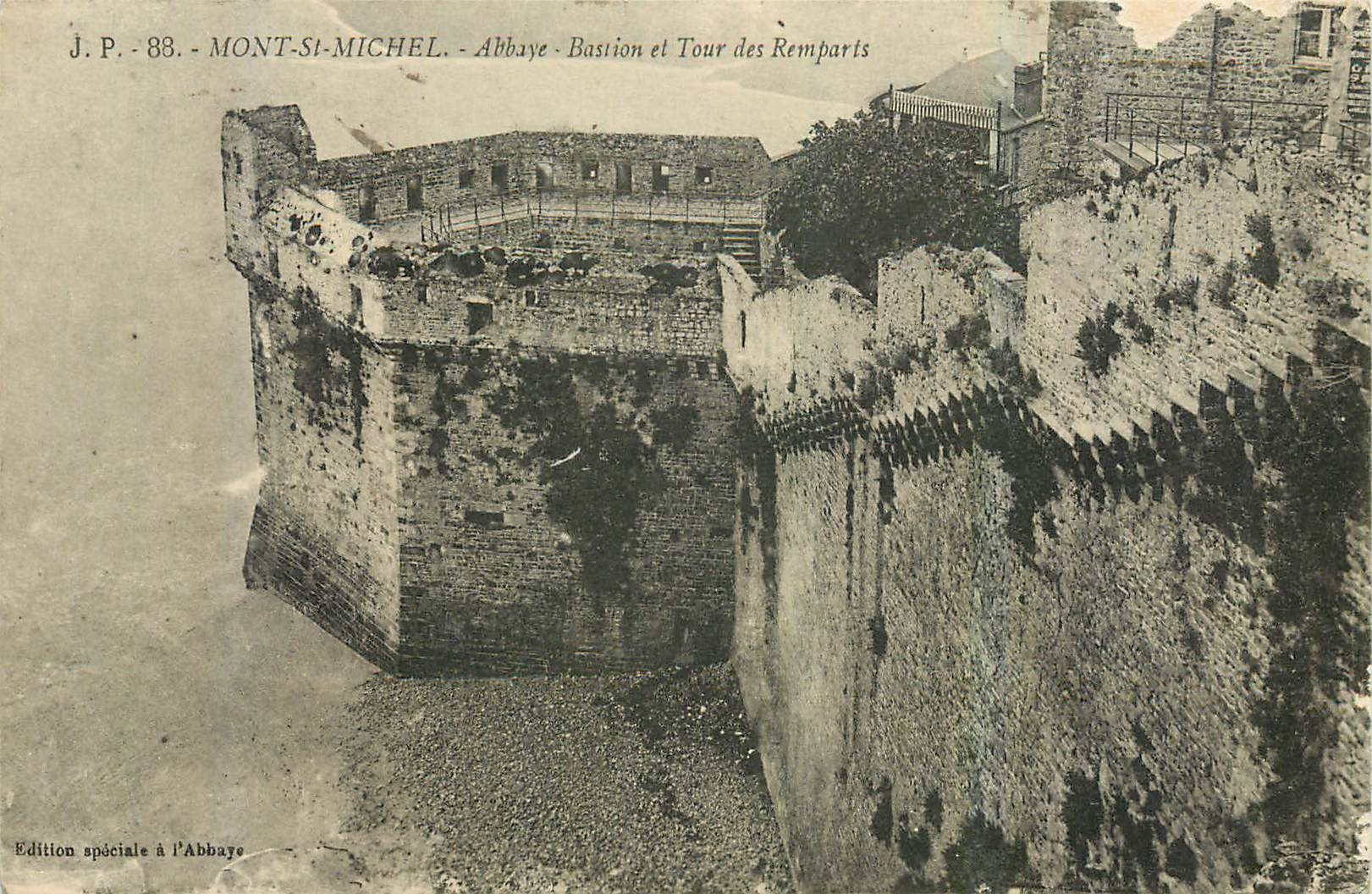 Mont-Saint-Michel - Abbaye - Bastion et Tour des Remparts — J.P. - 88 - Édition spéciale à l'Abbaye
